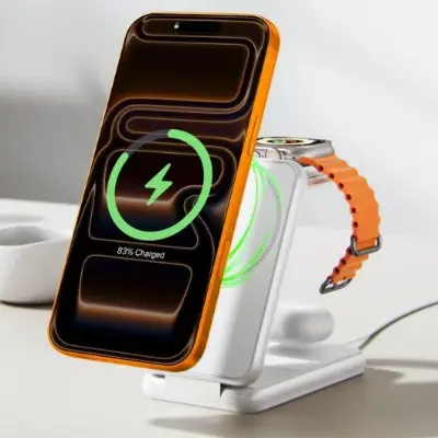 🧲 iVANKY faltbare Wireless Ladestation für iPhone, Apple Watch & AirPods für 9,99€ (statt 15€)