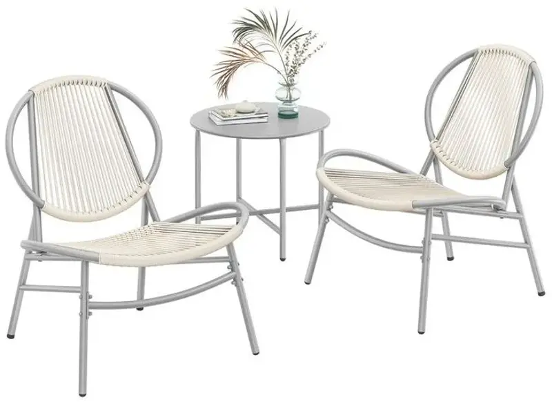 🌞 SONGMICS 3er Balkonmöbel-Set aus 2 Stühlen & 1 Tisch für 61,99€ (statt 80€)