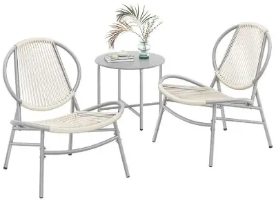 🌞 SONGMICS 3er Balkonmöbel-Set aus 2 Stühlen & 1 Tisch für 61,99€ (statt 80€)