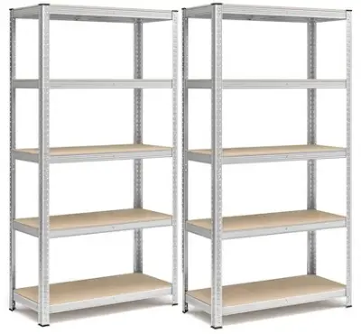 🏋 2er Set SONGMICS Schwerlastregal mit Stahlgestell, bis 875 kg für 34,93€ (statt 43€)