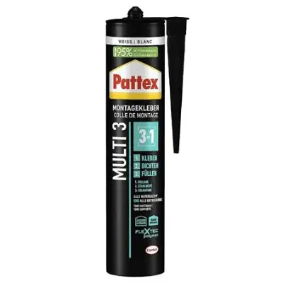 🏋 Pattex Montage Multi 3 – 3in1 Montagekleber, 390g ab 5,39€ (statt 12€)
