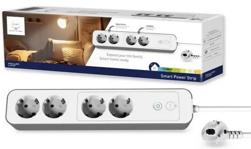 🔌 Tint 4-Fach Smart Steckdosenleiste mit Zigbee für 15,40€ (statt 26€)