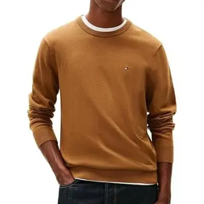 👕 Tommy Hilfiger Flag Embroidery Crew Neck Pullover für 49€ (statt 68€)