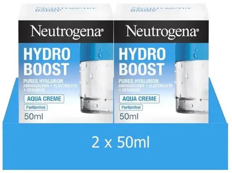 🧴 2er Pack Neutrogena Hydro Boost Aqua Creme, je 50ml ab 12,64€ (statt 19€)