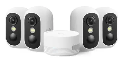 📷 4x eufy eufyCam C35 (innen und außen) mit Nachtsicht inkl. HomeBase für 179€ (statt 219€)