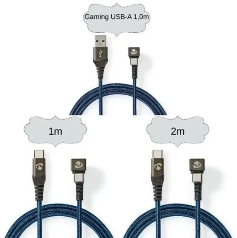 🔌 4x Nedis USB-A & USB-C Kabel ab 8,96€ (statt 48€)