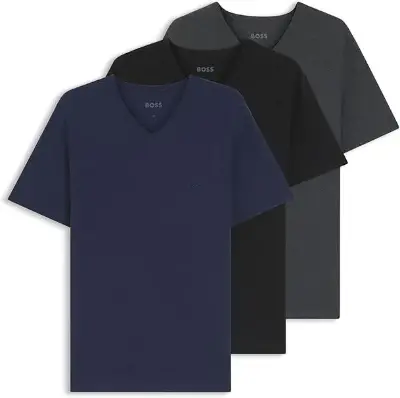 👕 3er Pack BOSS Classic V-Neck T-Shirts für 26,95€ (statt 37€)