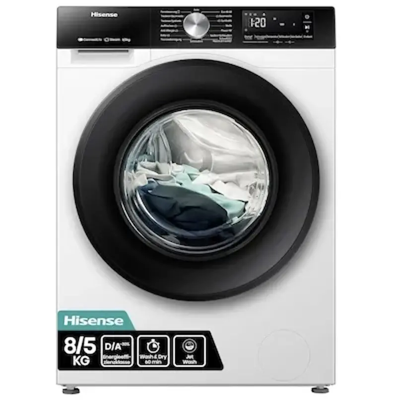 🧺 Hisense WD3S8043BW3 Waschtrockner 8kg für 379€ (statt 454€)