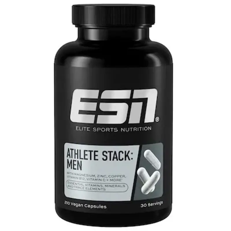 💊 ESN Athlete Stack Men 2.0 – alle essentiellen Vitamine und Mineralstoffe für 22,70€ (statt 34€)