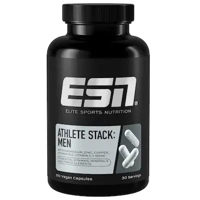 💊 ESN Athlete Stack Men 2.0 – alle essentiellen Vitamine und Mineralstoffe für 22,70€ (statt 34€)