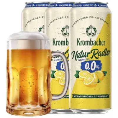 🍺 24x 0,5L Krombacher Natur Alkoholfrei-Radler 0,0% ➡️ für 17,46€ (statt 27€)