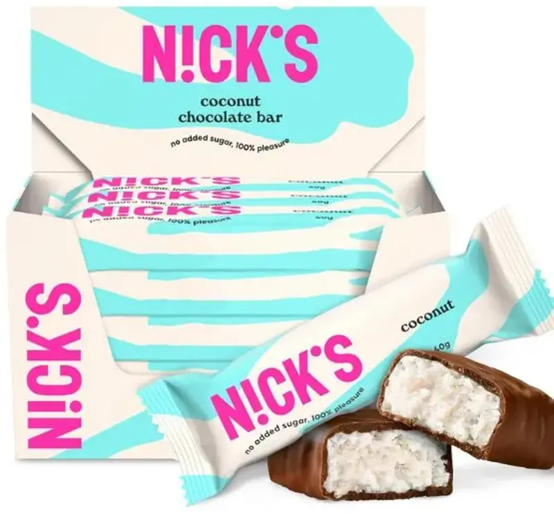 🍫 15er Pack NICKS Keto Riegel Coconut, je 40g ab 13,53€ (statt 20€)