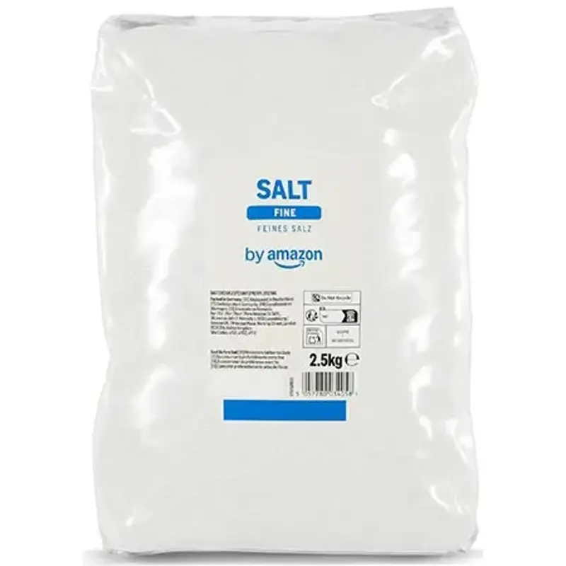 🧂 2,5kg by Amazon Feines Salz für 1,66€ – nur 0,66€ pro Kilo!