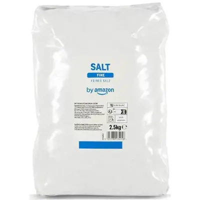 🧂 2,5kg by Amazon Feines Salz für 1,66€ – nur 0,66€ pro Kilo!