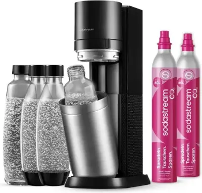 🚰 SodaStream Duo Wassersprudler inkl. 2x CO2-Zylinder + 4 Flaschen für 109,99€ (statt 168€)