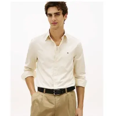 👔 Tommy Hilfiger Flex Poplin Solid Business Hemd ab 31€ (statt 52€)