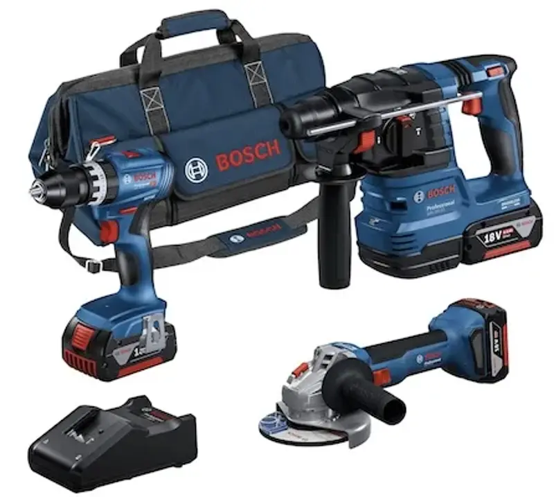 👷 Bosch Professional 18V System Akku-Combo Kit inkl. 3 Akkus für 399,99€ (statt 499€)