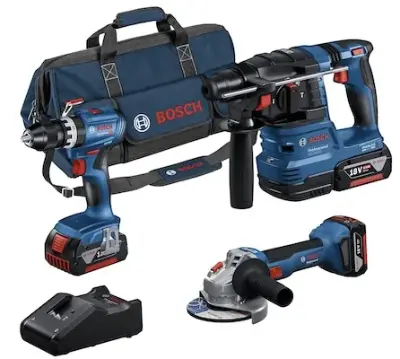 👷 Bosch Professional 18V System Akku-Combo Kit inkl. 3 Akkus für 399,99€ (statt 499€)