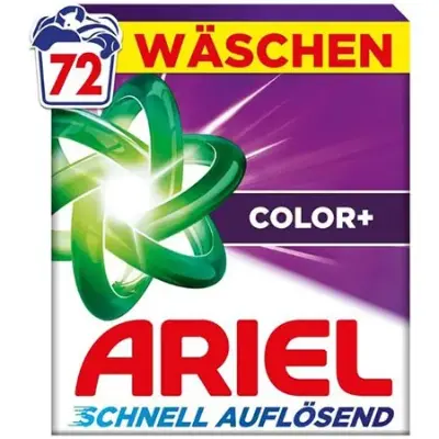 🫧 72WL Ariel Color+ Pulver Waschmittel für 14,43€ (statt 23€)