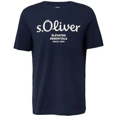 👕 s.Oliver Label-Print T-Shirt aus Baumwolle für 10,99€ (statt 17€)