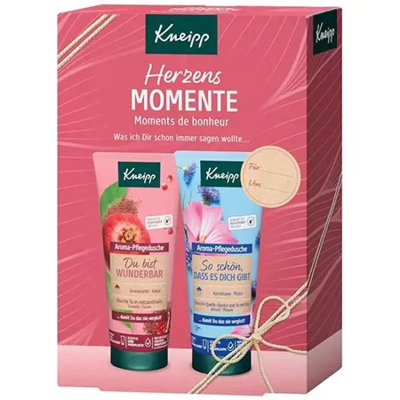🚿 Kneipp Herzensmomente Geschenkset mit 2 Aroma-Pflegeduschen ab 5,84€ (statt 8€)