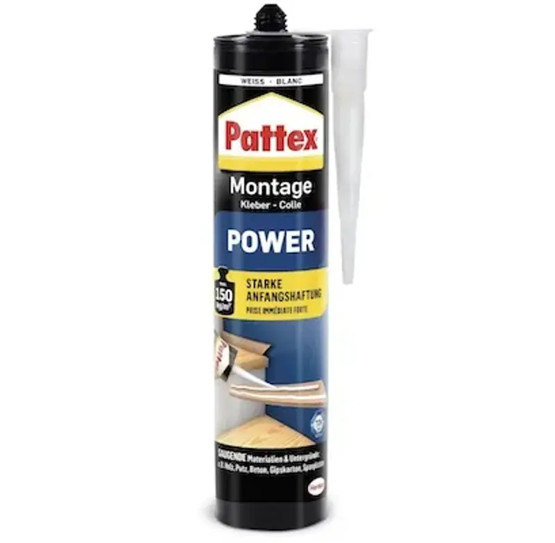 💪 Pattex Montagekleber Power für innen & außen mit 370g für 4,49€ (statt 8€)