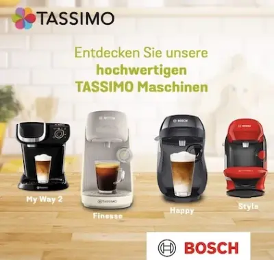 ☕️ 64 Pads Tassimo Kapseln im Probierbox mit 5 Sorten für 27,99€ (statt 35€)