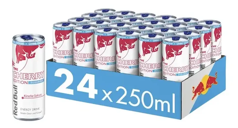 🥤 24er Pack Red Bull Spring Edition Kirsche-Sakura Zero ab 24,69€ (statt 36€)