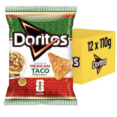 ⚽️🇲🇽🌮 12x 110g Doritos Mexican Style Taco Tortilla Chips für 13,99€ (statt 22€) – 🤯1,32KG!