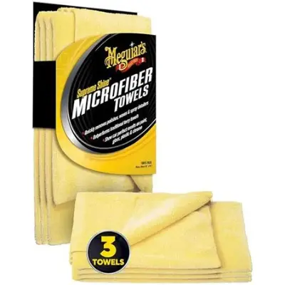 🚗 3er Pack Meguiar’s Supreme Shine Mikrofasertücher für 15,17€ (statt 24€)