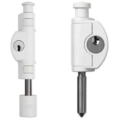 🥷🏻 ABUS Fenstersicherung Zusatzschloss 40mm/50mm für 6,49€ (statt 11€)
