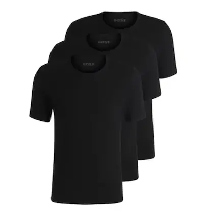 ⚫️👕 3er Pack Hugo Boss RN 3P Classic T-Shirt für 23,28€ (statt 35€) – nur XL!