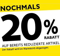 Jeans Fritz: 20% Extra-Rabatt auf alle bereits reduzierten Artikel im Sale