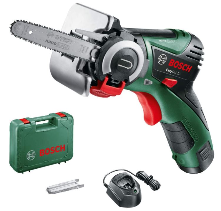 Bosch Akku Säge EasyCut 12 (1x 2,5Ah Akku, NanoBlade Technologie, 12 Volt System, im Koffer) für 79,99€ (VG: 104,38€)