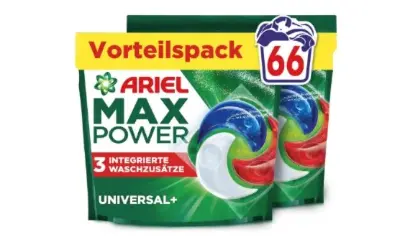 🏠 Ariel Max Power Pods XXL mit 66WL ab 21,84€ (statt 33€)