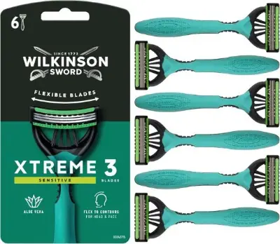 🪒 6er Pack Wilkinson Sword Xtreme 3 Sensitive Einwegrasierer ab 3,80€ (statt 5€)