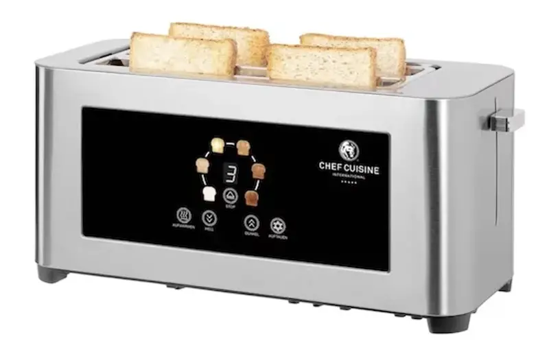 🍞 Chef Cuisine 4575-CC Infrarot-Langschlitz-Toaster für 55,98€ (statt 90€)