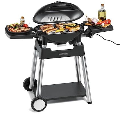 🥩 Rommelsbacher BBQ 4100/S Elektro-Grill inkl. Wagen für 199,99€ (statt 371€)