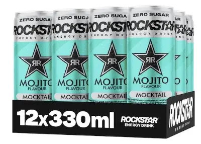 🍹 12x Rockstar Energy Drink Mocktail Mojito Zero Sugar ab 9,89€ (statt 22€)
