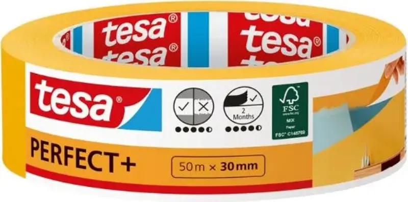 🏠 tesa Malerband Perfect+ aus Washi-Papier 50x30mm für 5,74€ (statt 9€)
