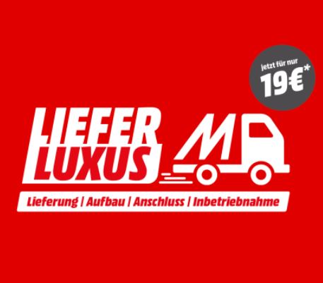 MediaMarkt: Lieferluxus für 19€ ab 299€ Bestellwert – geliefert, aufgestellt und angeschlossen