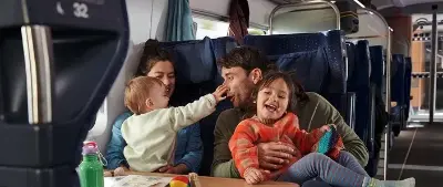 🚂💨 DB Familienticket Hin- und Rückfahrt bis 2 Erwachsene und 3 Kinder nur 99,99€ ➡️ inkl. Reservierungen