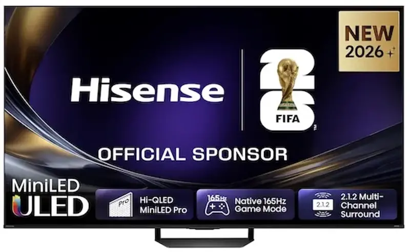 📺 Hisense 55U7DS Pro – 55 Zoll UHD TV mit 165 Hz für 549€ (statt 650€)