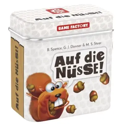 🎲 Auf die Nüsse Würfelspiel in Metalldose ab 5,99€ (statt 10€)
