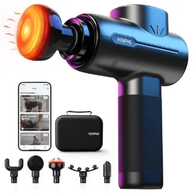 💆 RENPHO Massagepistole mit Wärmefunktion & App-Steuerung für 68,38€ (statt 90€)