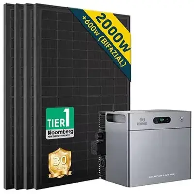 🏠 Zendure SolarFlow 2400 Pro mit 2400Wh Speicher + 2.000W Paneele für 917,80€ (statt 1.100€)