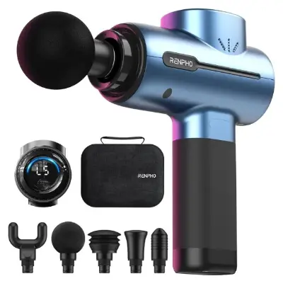 💪 RENPHO Active Massagepistole mit vielen Aufsätzen für 64,95€ (statt 100€)