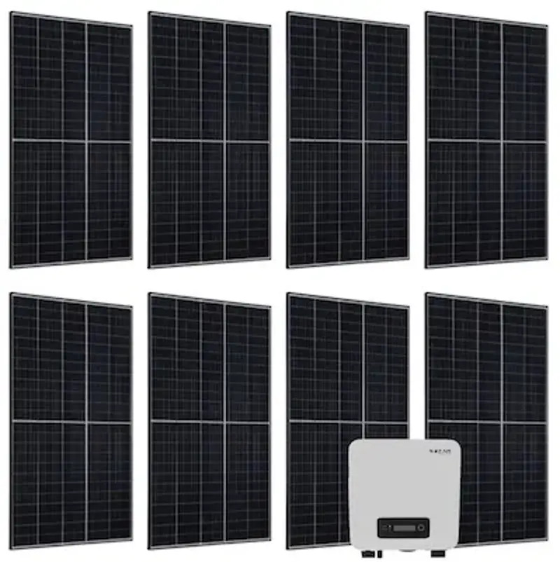 ☀️ Juskys Solaranlage Set 8x 400W + Wechselrichter für 749,99€ (statt 1.000€)