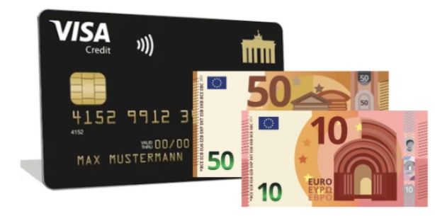 💰 Visa Gold Kreditkarte inkl. 60€ Startguthaben für 4,90€ mtl. – Startlimit bis 5.000€