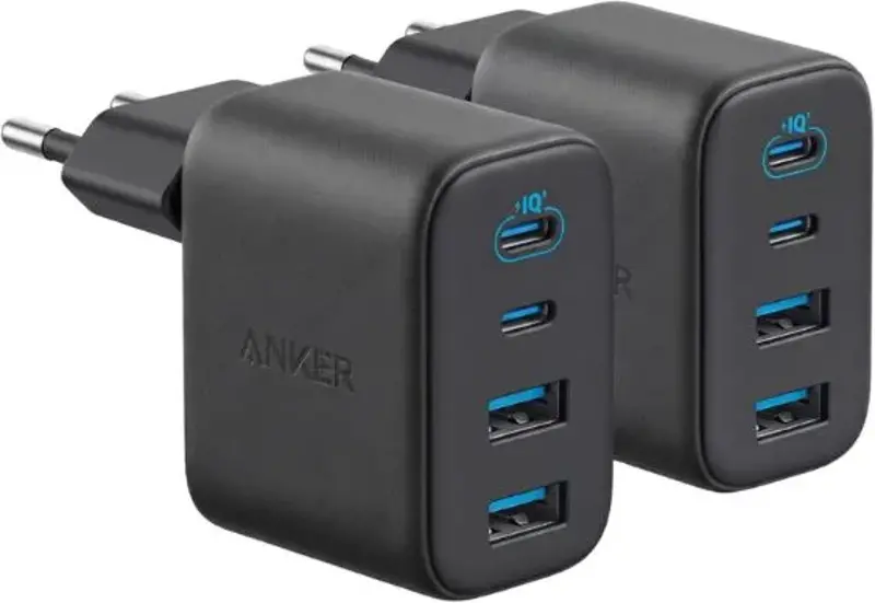 🔌 2er Pack Anker Zolo 4-Port USB-C Ladegerät mit 50W für 25,97€ (statt 40€)